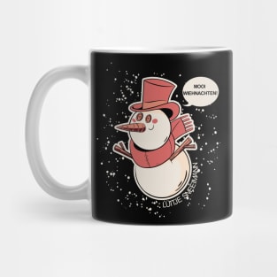 Lüttje Sneeimann Low German Snowman Mug